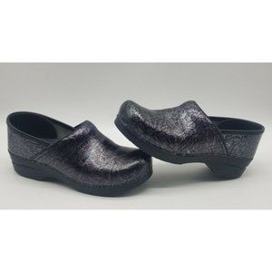 Dansko Henna Floral Nursing Clogs Women's Size 41 (US Size 10.5)